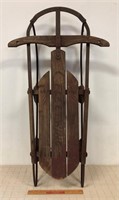 EARLY WOODEN SLED