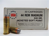 (50) rds USA 44 REM Magnum Cartridges
