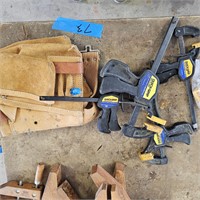 Tool Pouch  and Clamps