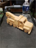 Wooden Tonka Tow Truck Toy