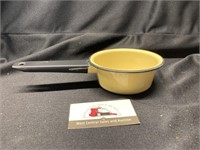 Small Enamel Pan, scoop