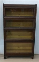 WEIS 4-Stack Oak Lawyers Stacking Bookcase