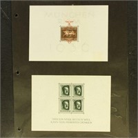 Germany Stamps Third Reich era stamps and souvenir