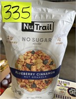 blueberry cinnamon nut granola