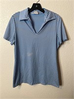 Vintage 80s Striped Collared Shirt