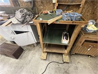 Homemade Work Bench and Contents