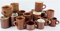 Lot 17 Hall China Mugs Cups #2648 USA Pottery