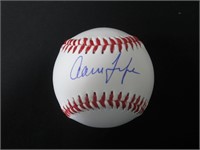 Aaron Judge signed baseball COA