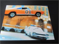 Dukes of Hazzard cast signed 16x20 photo JSA COA