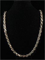 Sterling Heavy Necklace 30 " 120 grams !
