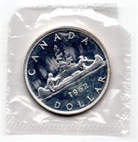 1962 Canada Prooflike Silver Dollar