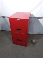 Classeur rouge 2 tiroirs - 2 drawers file cabinet