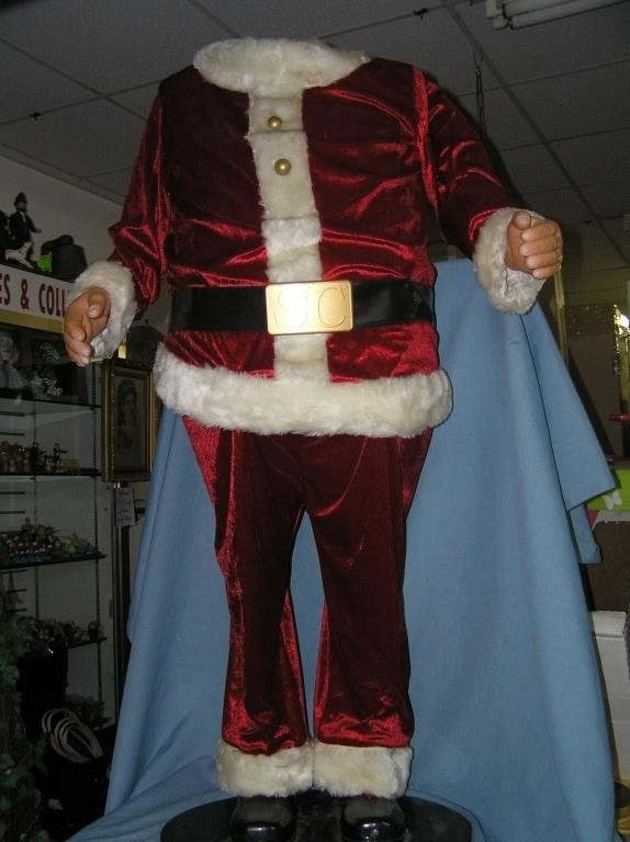 Mechanical singing Santa Claus