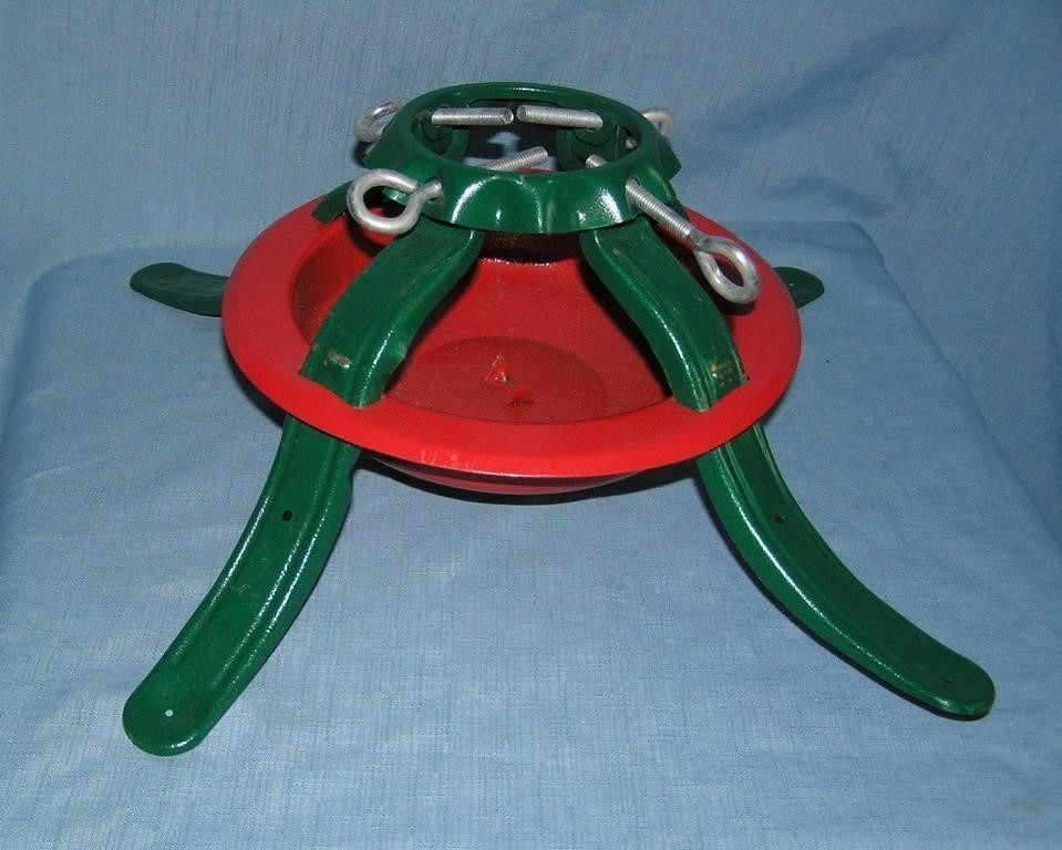 Vintage 1950s metal Christmas tree stand