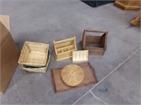 Wood baskets and more