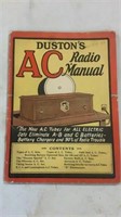 Vintage Duston’s AC Radio Manual