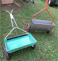 2 fertilizer/lime yard carts
