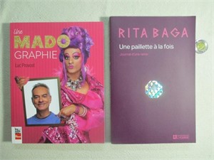 Livres: Mado et Rita Baga
MAdographie: 21,99$