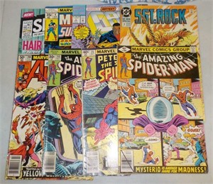 Lot of 8 Assorted Comics - condition varies
