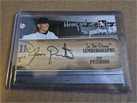2011 Jace Peterson Autographed Baseball Card