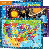 QUOKKA 100 Piece Puzzles for Kids Ages 4-6 – 3 Pac