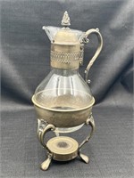 Vintage Wm Rogers Silver-Plated Carafe and Warmer