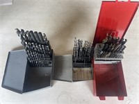 (3) Drill bit sets/Drill indexes