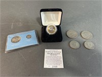 Vatican Coin and US Silver Coins Plus