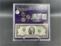 Thomas Jefferson Money and Stamp Collection
