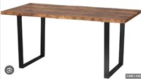 Homcom Dining Table For 6 People, Industrial