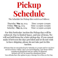 Pickup Schedule Information