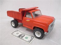 Vintage Tonka Pressed Steel Orange Dump Truck