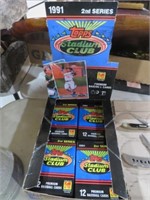 1991 TOPPS SPORT CARDS 28 UNOPENED PACKS