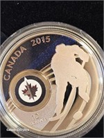 2015 Fine Silver Coin Winnipeg Jets