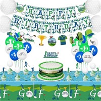 Golf Theme Birthday Party Decoration, Includes
