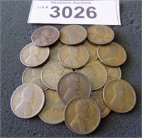 Bag of pre 1920 Wheat pennies