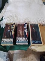 Group of 3 Obama figures