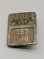 Vintage FORD Buffalo, NY Stamping Plant Employee