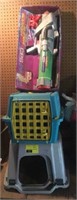Lot of pet cages and Super Soaker