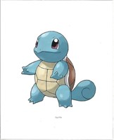 POKEMAN - "SQUIRLTLE" 8 x 10 " Fine Art Giclee