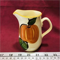 Island Worcester Painted Ceramic Creamer