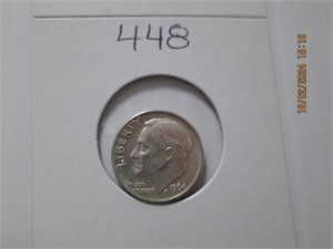 1964 AU/MS  Roosevelt Silver Dime