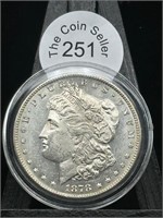 1878 S Morgan Silver Dollar UNC