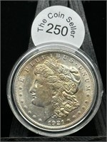 1921 S Morgan Silver Dollar UNC