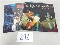 Roxy Music - 3 LP Vinyl Record Albums