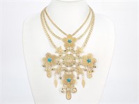 Gucci Floral Collar Necklace *Incredible Piece