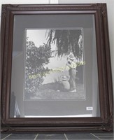 Large Framed Photographic Print With Steamboat