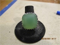 Prehrite Marked 925 Size 7.5 Ring (5.80g)