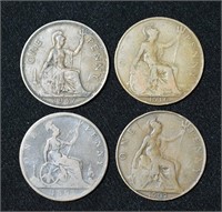 1897 / 1907 / 1916 / 1937 Britannia One Penny