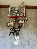 Leftons Ceramic Zebras